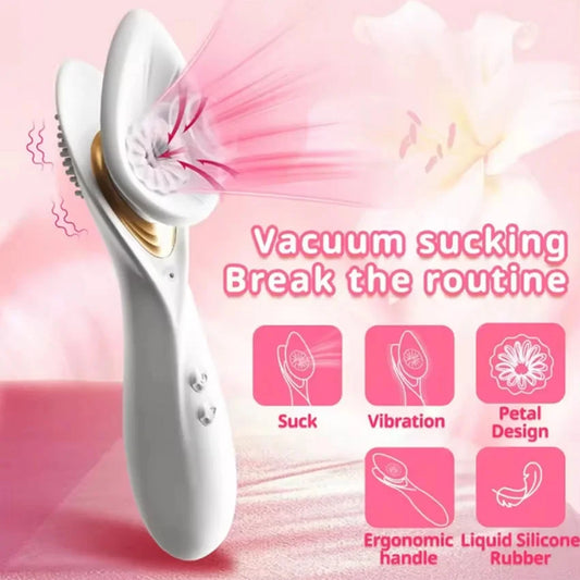 Powerful Vibration Sucking Vibrator for Women Vibrating Clitoris Sucker Female Oral Nipple Stimulator Sex Toys for Adults Goods