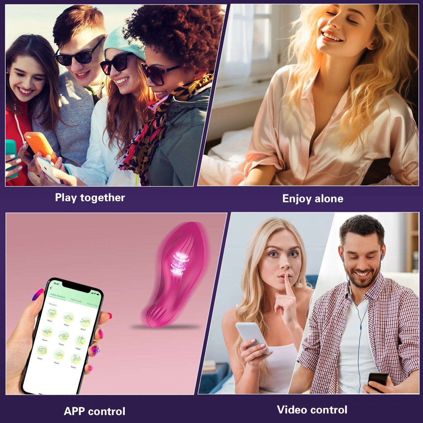 Sex Toys Panties Vibrator Female Wearable Mini Vibro Adult Toys Clitoris Stimulator APP Control Vibrating Massager For Women