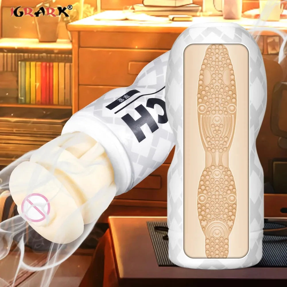 Male Masturbator Cup Soft Pussy Sex Toys Transparent Vagina Adult Endurance Exercise Products Vacuum Pocket Cup Sex Toys for Men