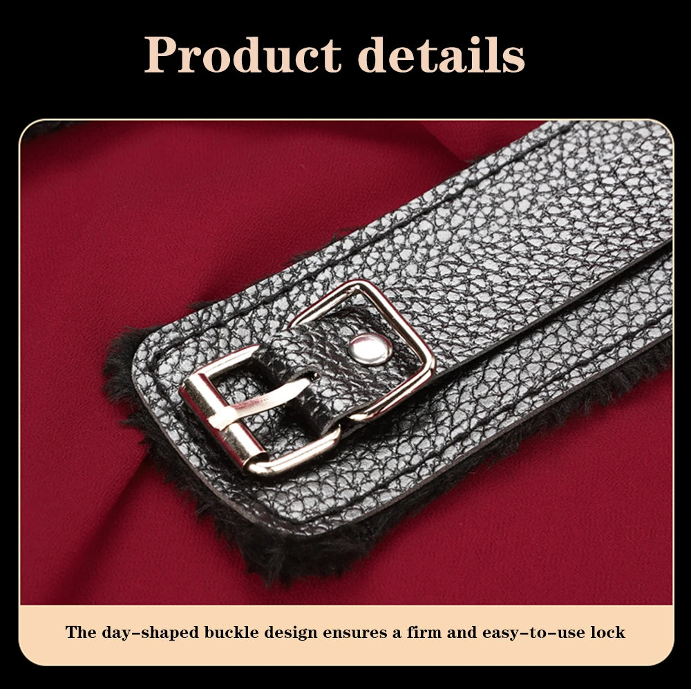 BDSM Bondage Restraint Kit 10 Pieces Drawstrings Collars Eye Masks Mouth Balls Whips Cotton Ropes Nipple Clamps Rope for Couple