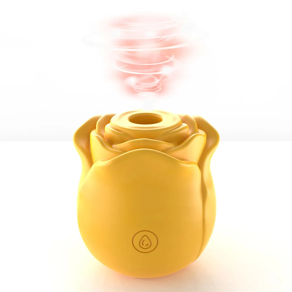 Rose Shape Vagina Sucking Vibrator Nipple Massager Clitoral Vacuum Stimulator Vibrating Female Masturbator Sex Toys for Adults