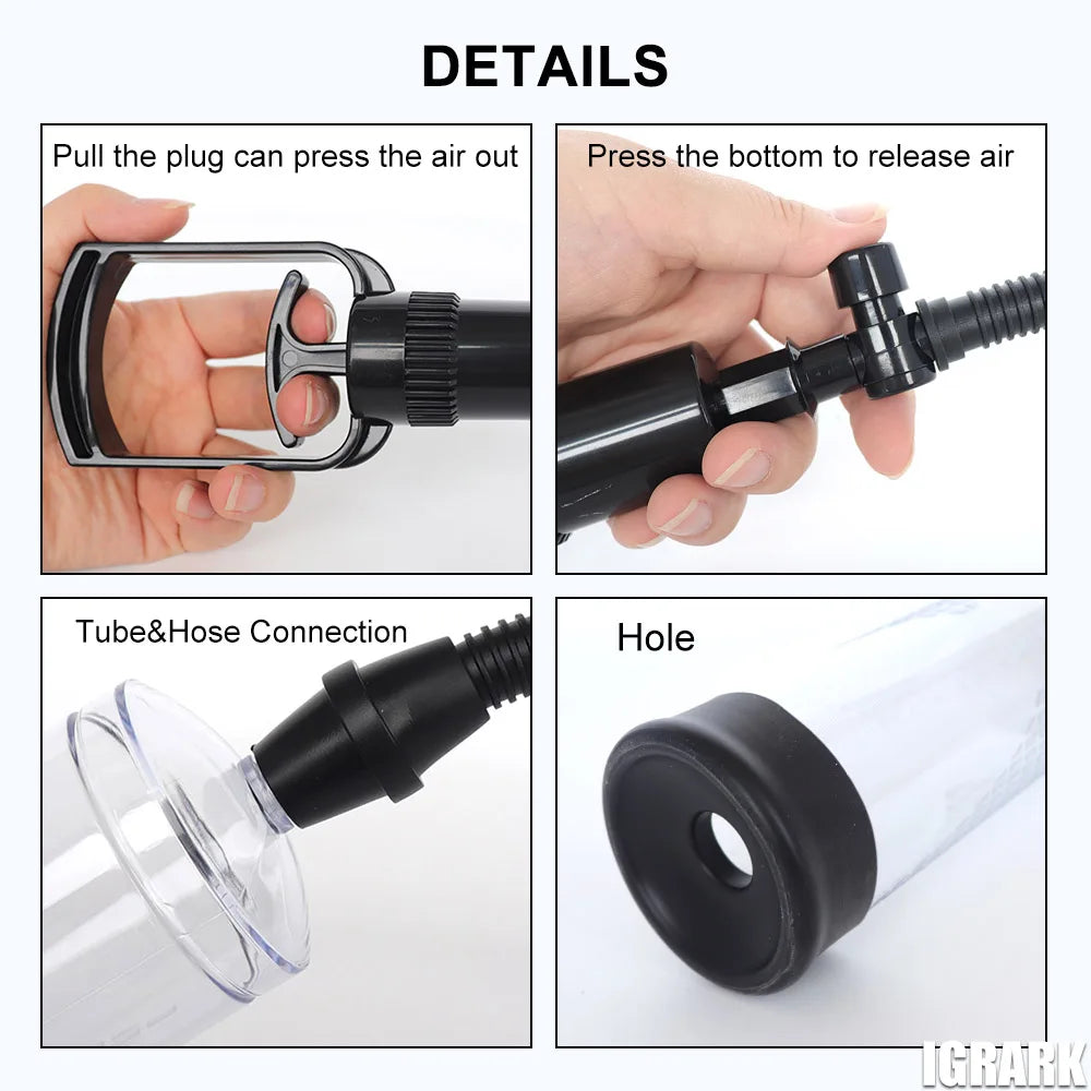 Penis Extender Pump Cock Enlargement Dick Trainer Male Masturbator Vacuum Pump Sex Toys for Men Adult Couples Sexy Products