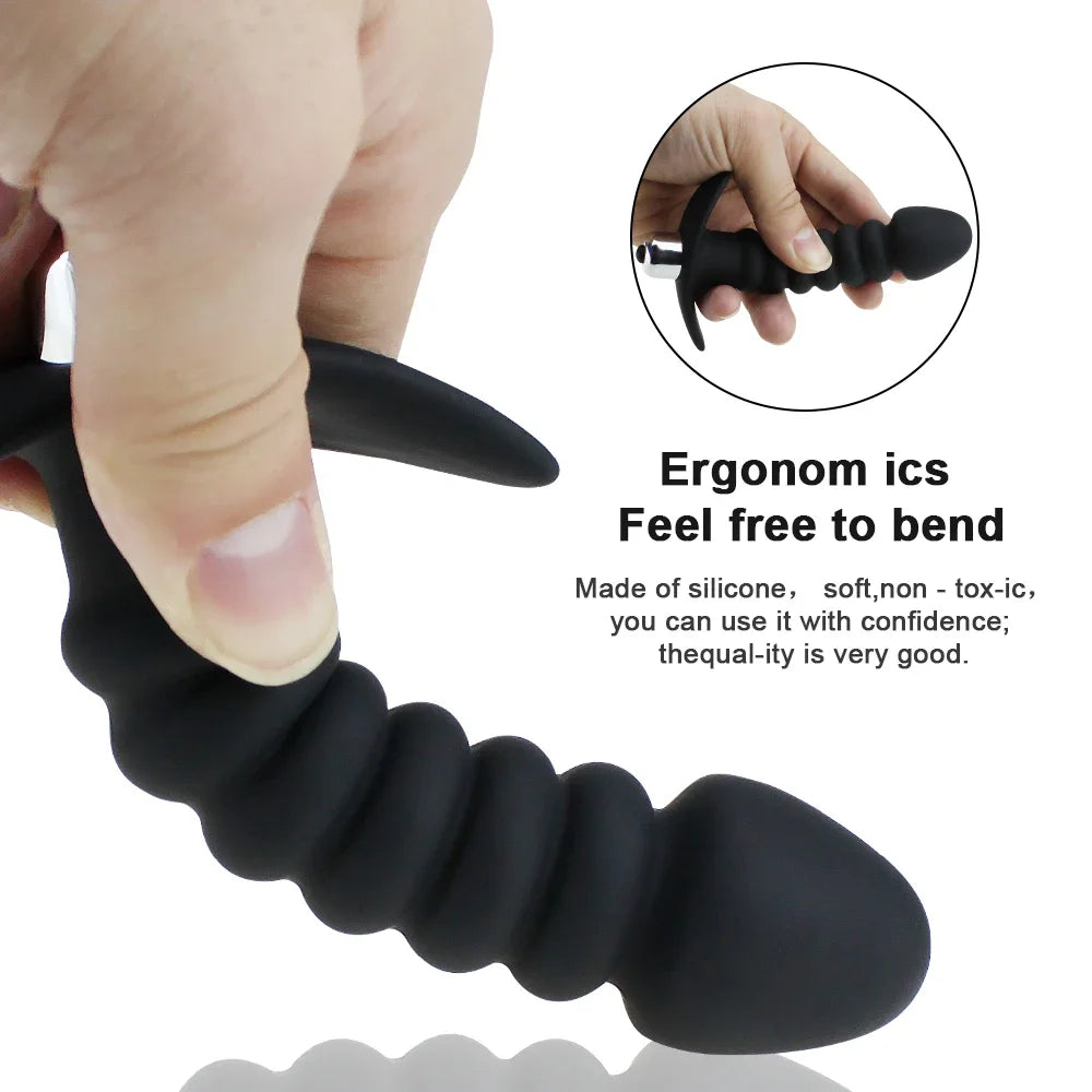 Anal Beads Dildo Butt Plug Vibrator Prostate Massager Anus Expander Female Clitoris Stimulate G-Spot Orgasm Sex Toys for Women
