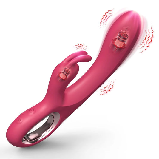 Rabbit Vibrator for Women Powerful G Spot Female Clitoris Stimulator Vagina Nipple Massage Dildo Silent Adults Sex Toy