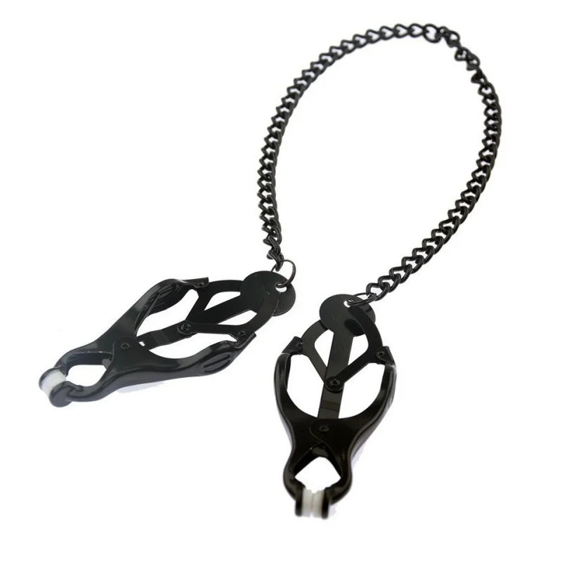 Women Exotic Accessories Fetish Bondage Metal Breast Clips Steel Clover Nipple Clamps Bdsm Adult Games Sex Toys Erotic Goods