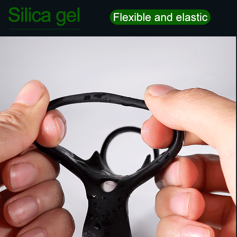 Vibrating Penis Ring Delay Ejaculation Silicone Reusable Semen Cock Rings On For Men Enlargement Sex Toys For Men Couple Rings