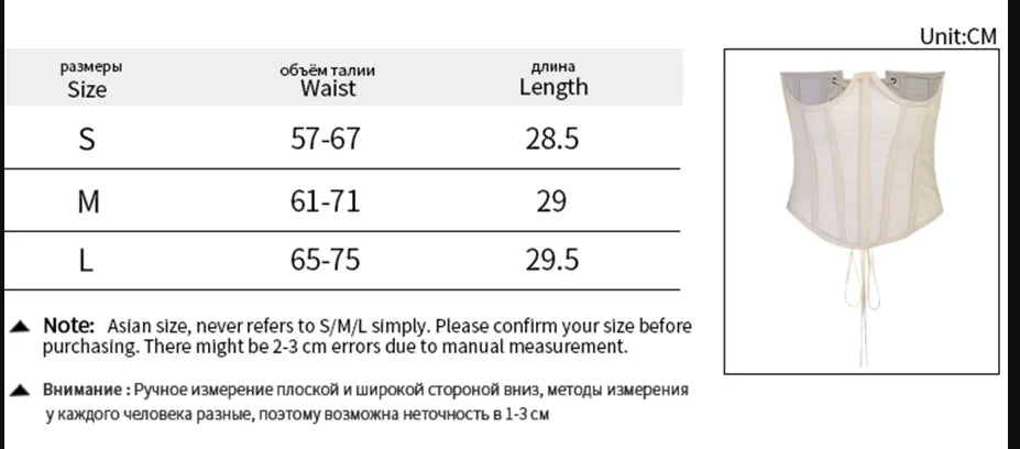 Women Corset Bustier Crop Top Lace-up Bandage Black Gothic Leather Underbust Suspender Cami Vest Waist BodyshaperTank Cummerbund