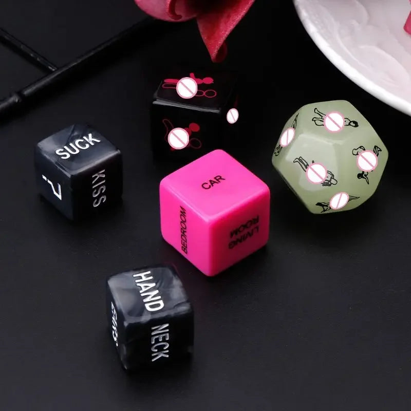 6/12 Sides Exotic Toys Sex Dice Toys for Couples Adults Games Sex Toys Romance Love Hunour Flirting Bar Erotic Crap Dice