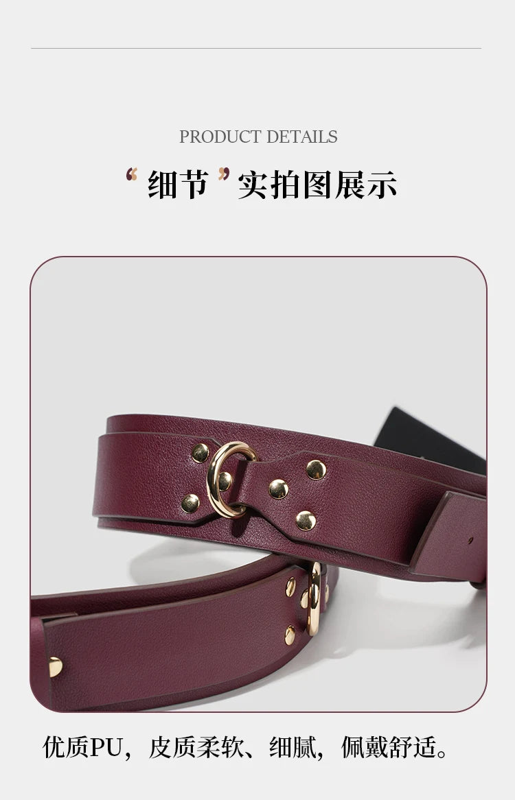 Thierry BDSM Bondage Restraint Kits Handcuffs Collar Wrist Ankle Thigh cuffs Waist Belt Cross Buckle Sex Toys For  Adult  Games