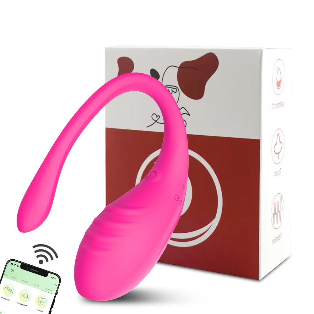 APP Controlled Vaginal Vibrators G Spot 9 Speed Anal Vibrating Egg Massager Wearable Stimulator Adult Sex Toys for Women Couples