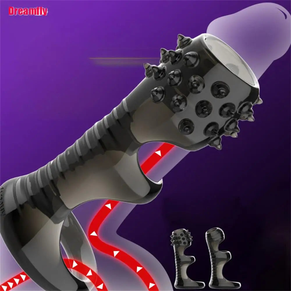 Penis Rings For Men Delay Ejaculation Stronger Erection Sex Toys Adult Supplies Linen Nozzle Ring Cock Sex Toys For Couples