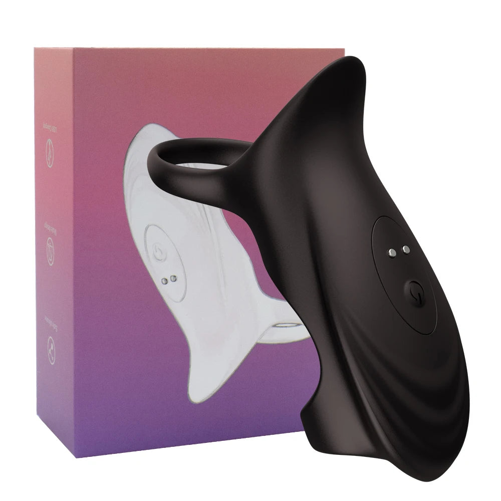 Men's APP Controlled Penis Ring Vibrator Sex Toy Stronger Extended G-Spot Stimulator Vibrating Penis Sleeve Adult Sex Toy