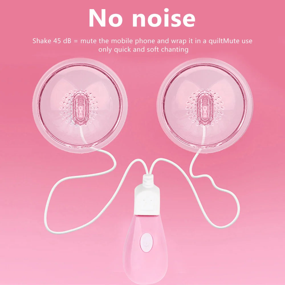Nipple Licking Vibrator Sex Toys for Women Nipple Stimulation Licking Vagina Vacuum Pump Clitoris Breast Massage Vibrator