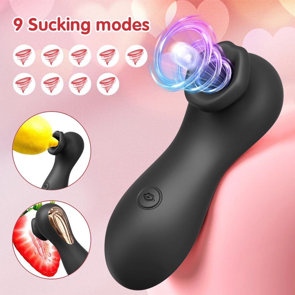 Sex Toys Sucking Vibrator Powerful Licking Clitoris Clit Sucker for Women Female Vacuum Sucker Nipples Stimulator Massager