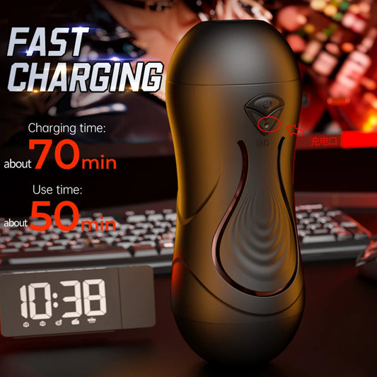 Sex Machine Automatic Male Masturbator Cup Blowjob Vaginal Penetration Pocket Pussy APP Control Sex Toy For Men Adults Goods