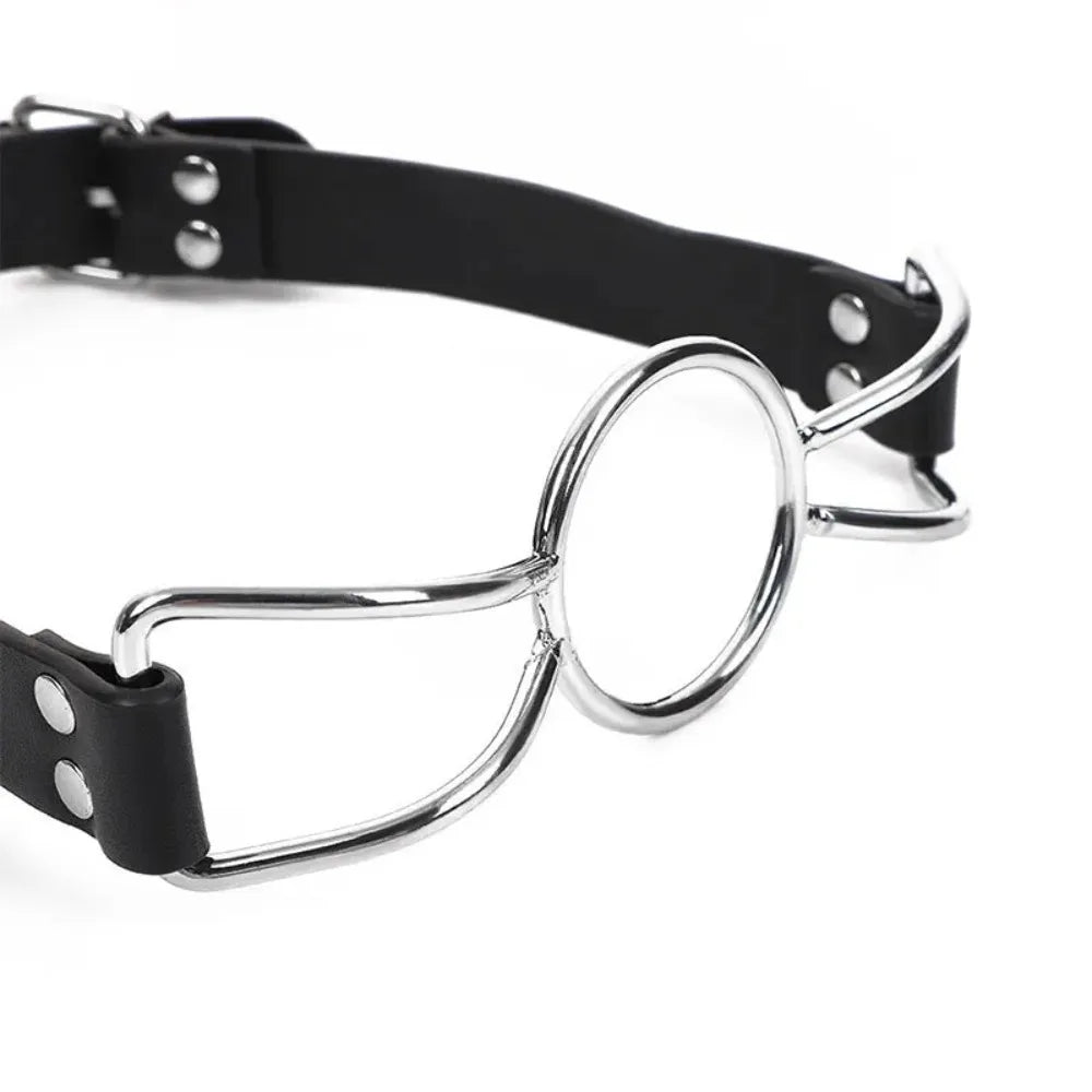 BDSM Ring Gags Open Mouth Adult Toy Bondage Restraints Couples Sex Game Erotic Accessories Oral Sex Toys 18