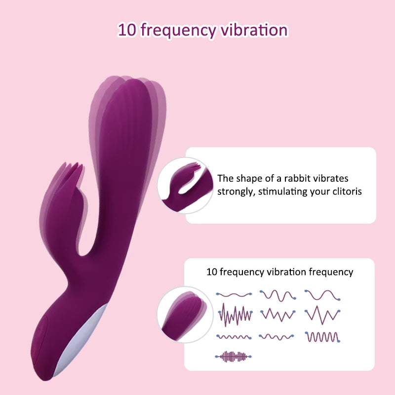 Erotii Dual Stimulator Rabbit Vibrator