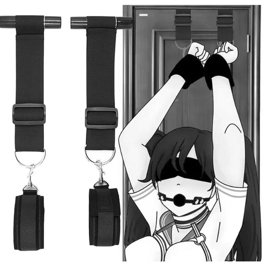 BDSM Door Swing Sex Toys Bondage Slave Sex Slings Hanging Sextoys Handcuffs Couples Flirting Handcuffs Bondage