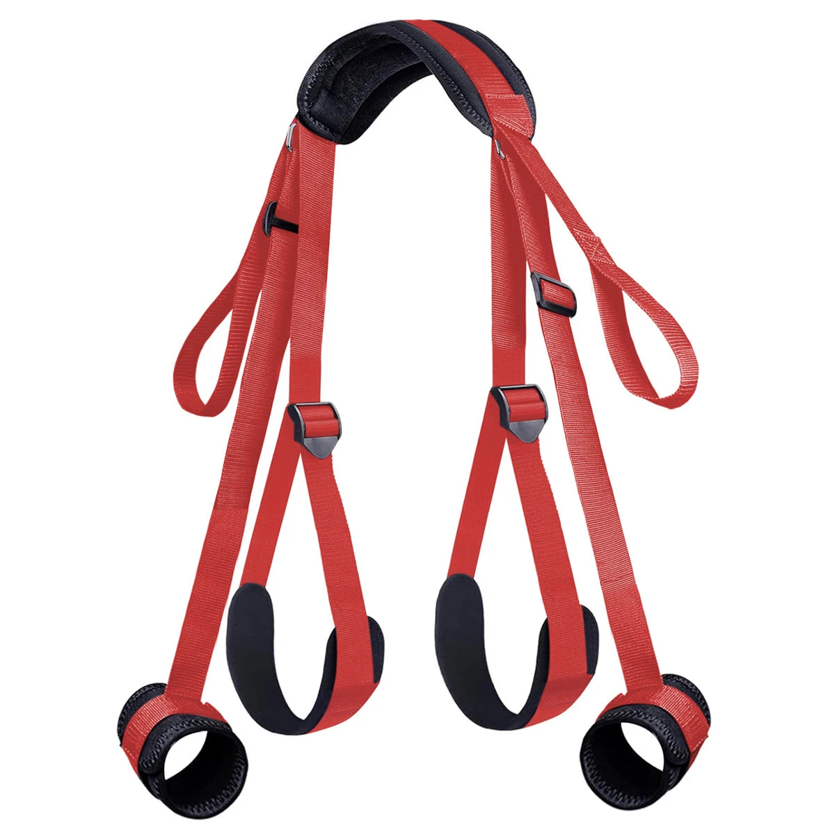 Women Sex Toys BDSM Bondage Restraints Straps Neck to Wrist Thigh/Ankle for Adult Couples SM Games Play Sex Bondage Straps