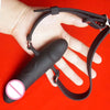 BDSM Silicone Drooling Dildo Gag,Double Ended Penis Mouth Gags Bondage Restraints Deep-throat,Sex Games Toys for Couple