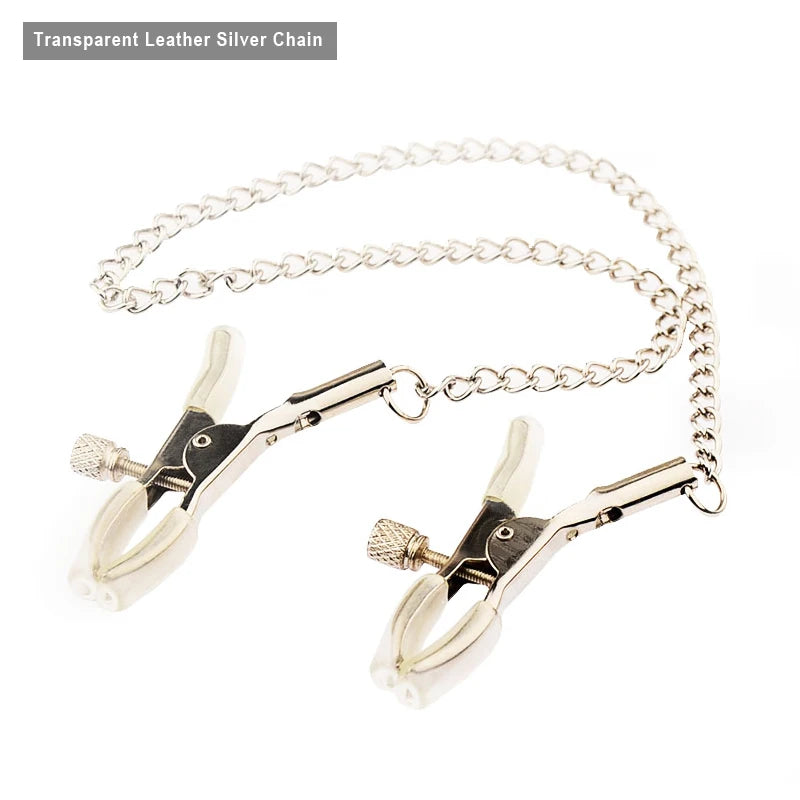 Sexy Toys For Women Nipple Clamps Breast Stimulation Intimate Gadget Adult Games Role Play Bondage Equipment Exotic Accessories