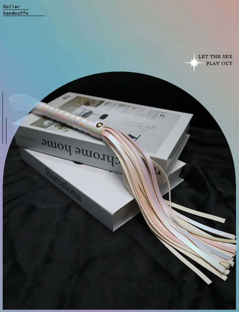 BDSM Spanking Flogger Multi Color Whip Impact Toy for Couples SM Discipline Tool Beginner Bondage Gear Spank Paddle for Adults