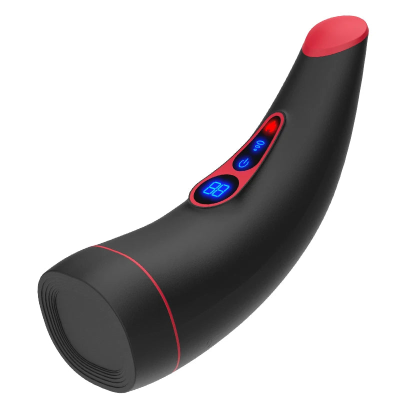 Powerful Male Masturbator Sex Toys for Men Sucking Heating Vibrating LCD Display Penis Pump Male Masturbators Adult Toys MAN 18+