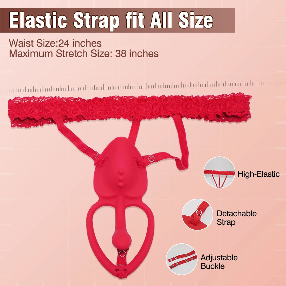 Wearable Panty Vibrator Vibrating Penis Cock Ring APP Remote Control Vibrators Clitoral Stimulator Adult Sex Toys for Women Men