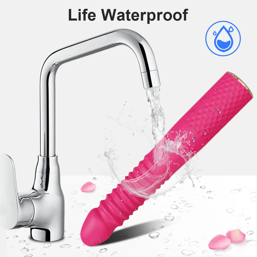 Sex Machine Telescopic Dildo Vibrator Automatic Up Down Massager G Spot Thrusting Retractable Vaginal Toy Female Masturbation