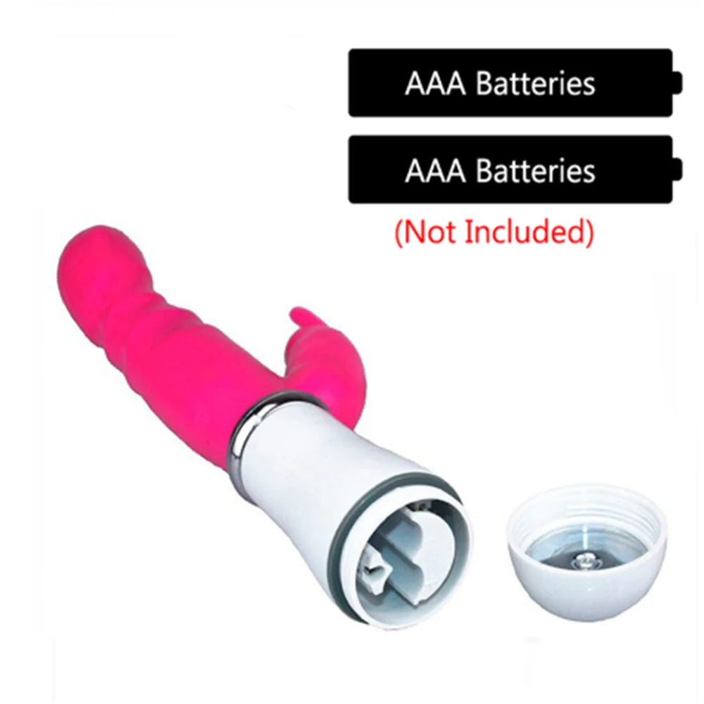 Erotii Powerful Double Head Rabbit Vibrator & Clitoris Stimulator