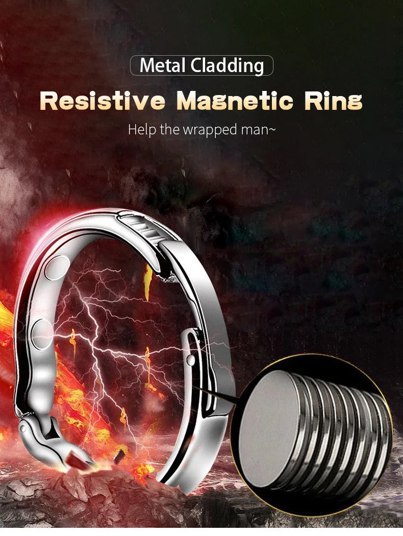 Runyu Metal Penis Ring Circumcision Blocker Glans Cock Ejaculation Delay Training  Semen Lock Ring Adult Sex Toys Aids For Men