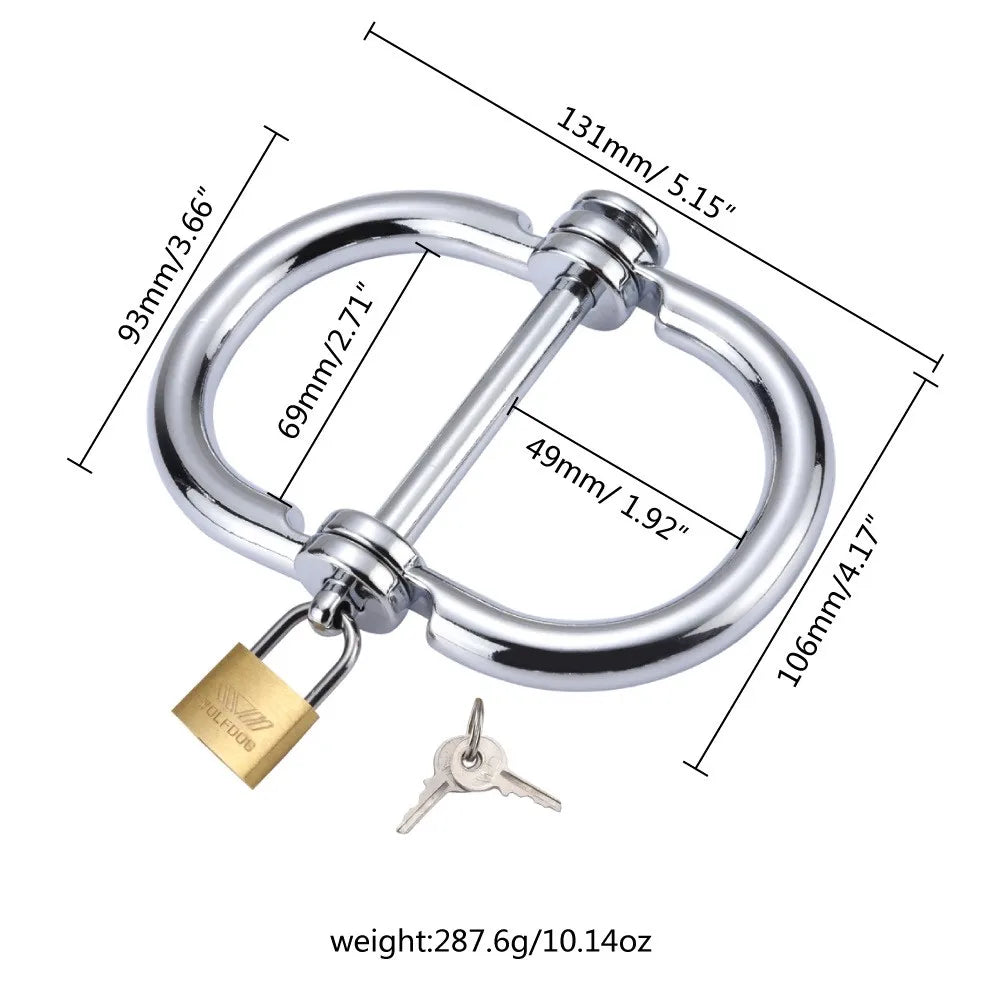 Metal BDSM Toys Games Restraints Handcuffs with Keys Sex Toys for Couples Ankle Detachable Cuff Bondage Bracelet Erotic Sex Shop