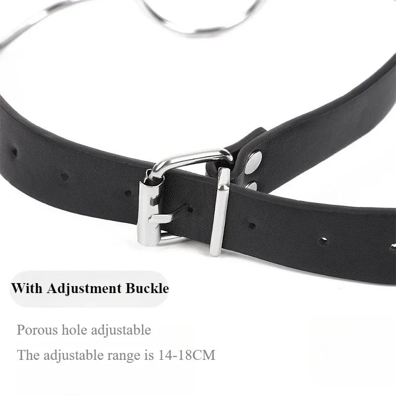 BDSM Ring Gags Open Mouth Adult Toy Bondage Restraints Couples Sex Game Erotic Accessories Oral Sex Toys 18