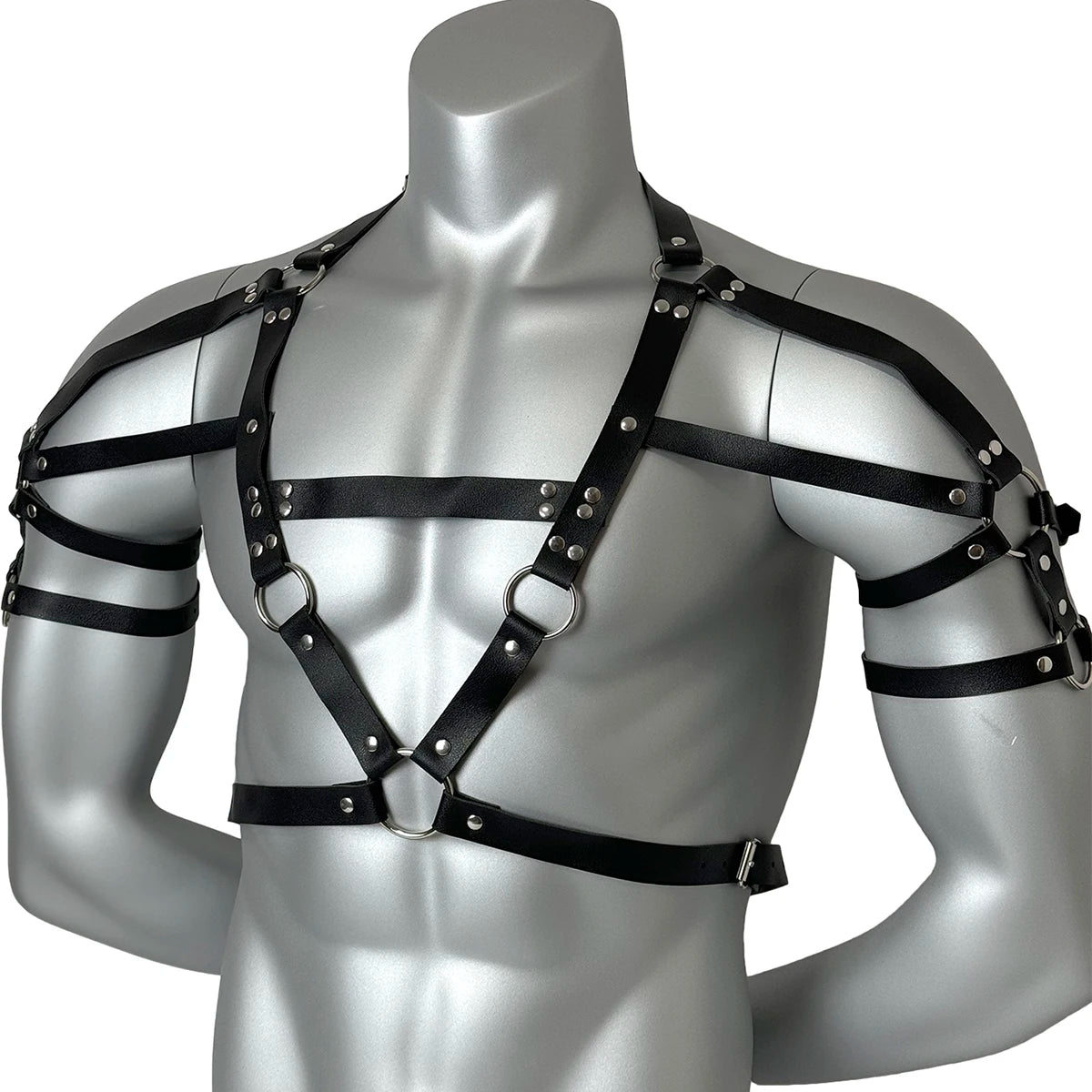 Men Sexy Bondage Lingerie Chest Belt Pu Leather Harness Belt Adjustable Bdsm Gay Party Fetish Costume Exotic Sex Accessories