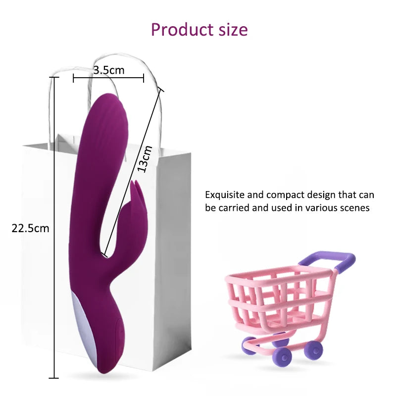 Erotii Dual Stimulator Rabbit Vibrator