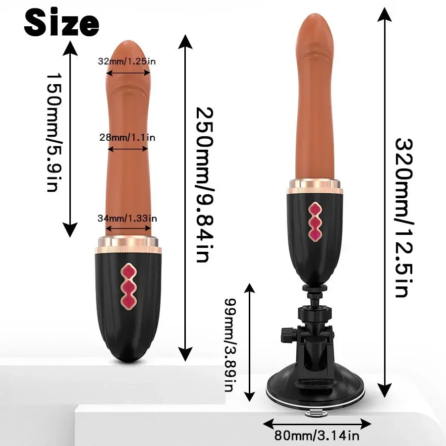 Sex Machine Automatic Thrusting Dildo for women Vibrator Vaginal G Spot Massager Retractable Pussy Adults Sex Toys Hands-Free
