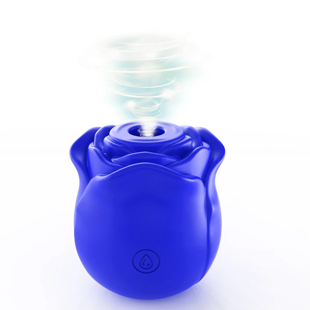 Rose Shape Vagina Sucking Vibrator Nipple Massager Clitoral Vacuum Stimulator Vibrating Female Masturbator Sex Toys for Adults