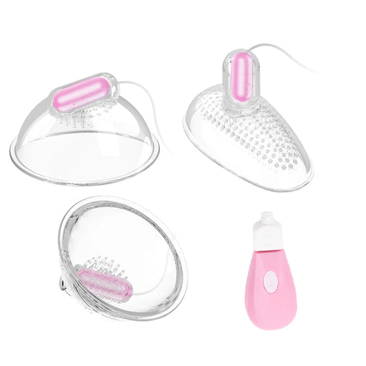 Dual-Function Nipple Stimulator with Air Pulse & Tongue Vibration