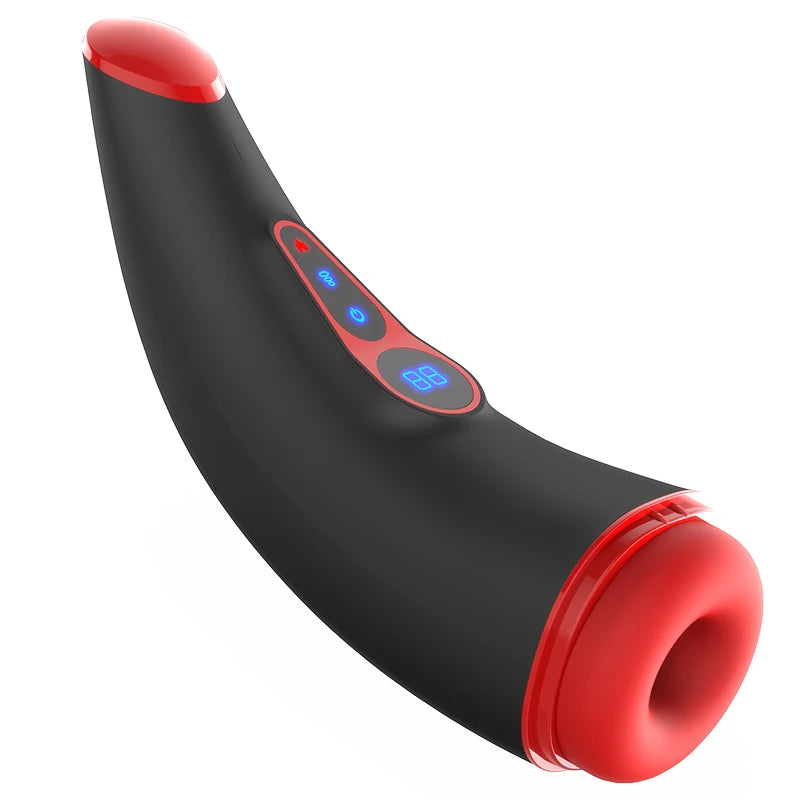Powerful Male Masturbator Sex Toys for Men Sucking Heating Vibrating LCD Display Penis Pump Male Masturbators Adult Toys MAN 18+