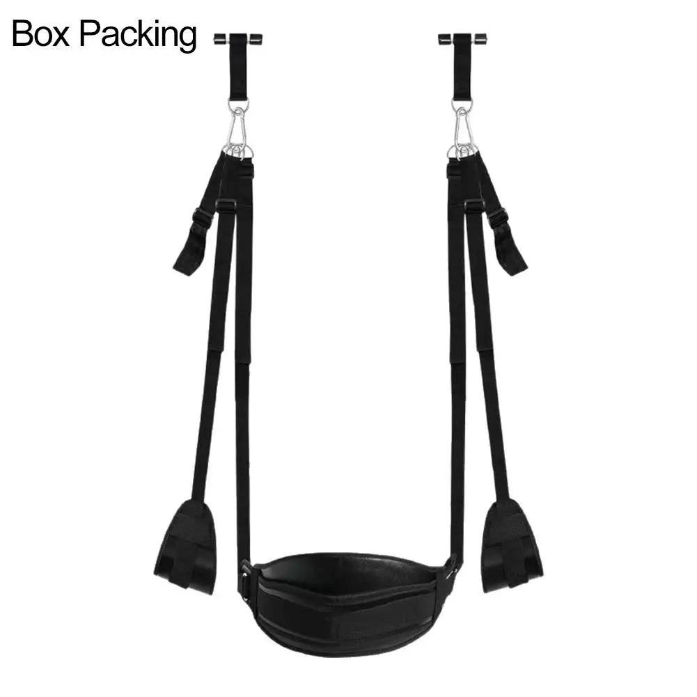 BDSM Door Sex Swing Sex Toys Bondage Slave Sex Slings Hanging Door Handcuffs Leg Restraints Spreader Adult Toys for Women Couple