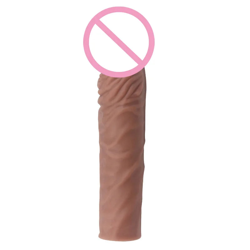 Penis Rings Condoms Beads Penis Enlargement for Men Sleeve Rubber Sex Toys for Adults Delayed Ejaculation Vagina Stimulator