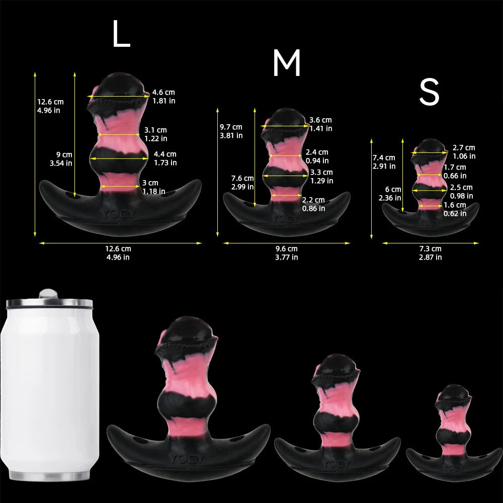 YOCY Mouth Gag Horse Dildo Adjustable Leather Strap on Sex Toy For Couple Game Bondage Muzzles