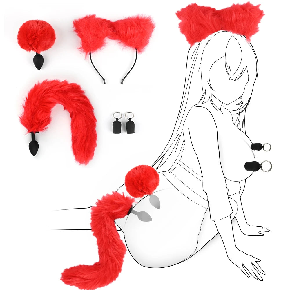 BDSM Adult Sex Toy Kits Sets for Sexy Games Bondage Mask Set Feather Handcuffs Ankle Cuff Restraints for Couple Sexual Aids ﻿18+