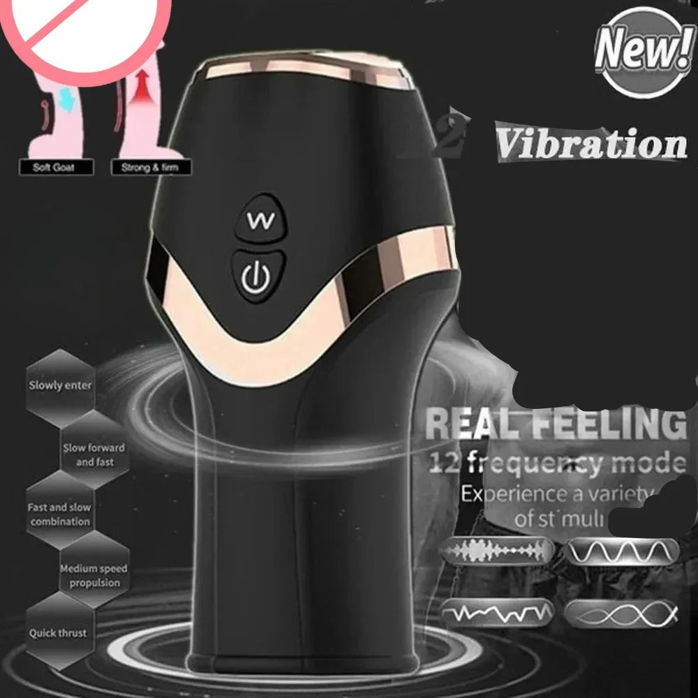 12 Mode Sexmachine Endurance for Man Milking Machines Men Automatic Masturbation Toy Male Sex Masturbator Cock Lasting Trainer