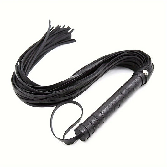 1pc Long Whip, SM Props Whip, Adult Games Flogger For Role-playing, Flirt Spanking Leather Whip, Sex Toys For Men Women Couple