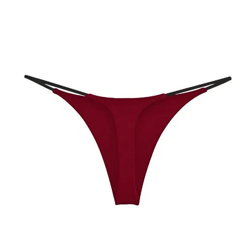 Lingerie Sexy G Strings Low-Rise Thong Panties Female Sexy Underwear Women Seamless Low  thongs women sexy Beach style