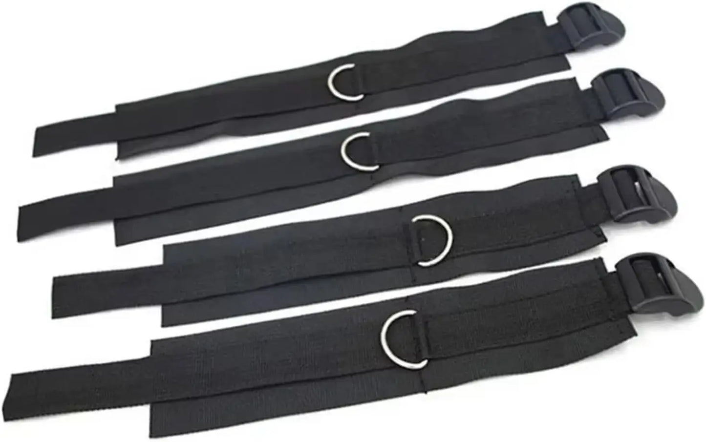 BDSM Bed Restraints Kit Adjustable Set with Wrist Thigh Cuffs Handcuffs Sex Furniture  Bondage Gear for Bedroom  Adult Toys