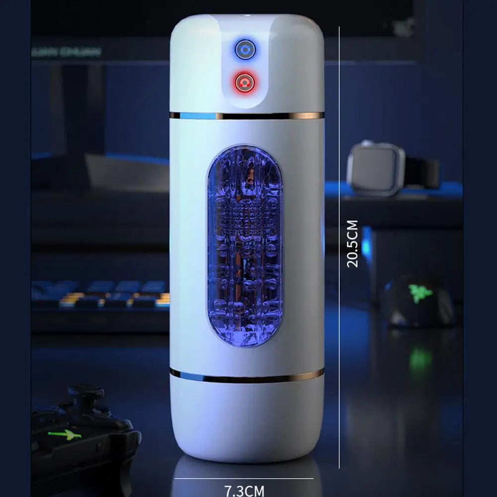 Automatic Telescopic Rotating Male Masturbator Cup Pussy Real Vagina Masturbation Blowjob Adults Sex Machines Sex Toys for Men