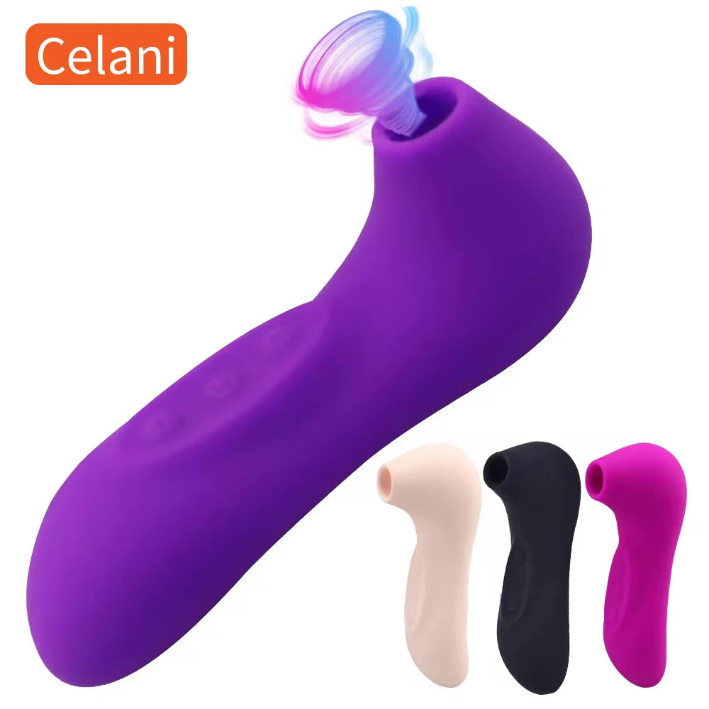 Clitoris Sucking Vibrator Powerful Sucker Female Clit Nipple Oral Vacuum Stimulator Massager Sex Toys for Women Masturbator