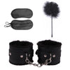 BDSM Set Sexy Leather Plush Erotic Handcuffs Flirt Feather Stick Bondage Kit Exotic Accessories Adult Games Sex Toys For Couples